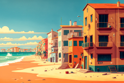 a-calm-beach-town-minimalistic-painting-mix-of-warm-and-cool-colors-5