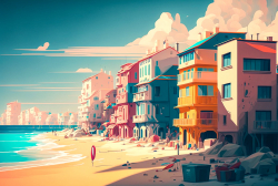 a-calm-beach-town-minimalistic-painting-mix-of-warm-and-cool-colors-2