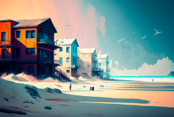 a-calm-beach-town-minimalistic-painting-mix-of-warm-and-cool-colors-4