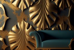 modern-wallpaper-pattern-in-nile-blue-and-gold-leaf-room-3