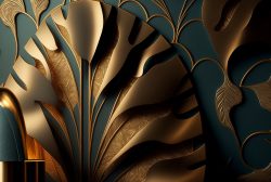 modern-wallpaper-pattern-in-nile-blue-and-gold-leaf-room-2