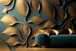 modern-wallpaper-pattern-in-nile-blue-and-gold-leaf-room-8