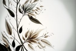 wallpaper-long-petals-with-long-branches-gray-white-background