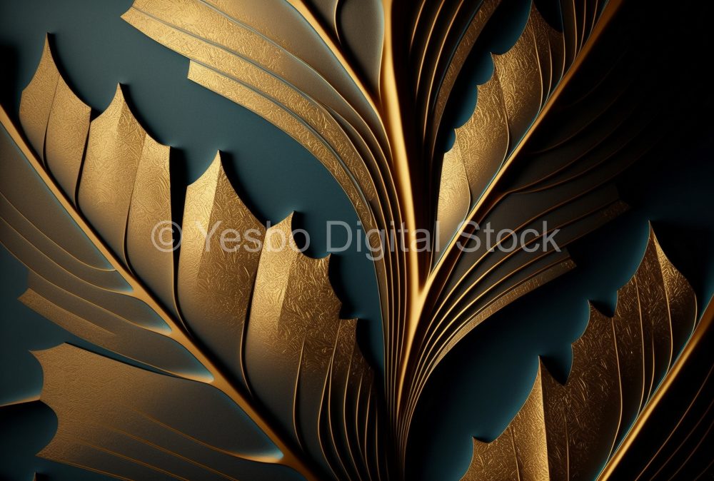 modern-wallpaper-pattern-in-nile-blue-and-gold-leaf-room-7