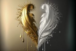 beautiful-feathers-white-and-light-gold-tears-falling-from-the-feathers-that-are-in-flight-3