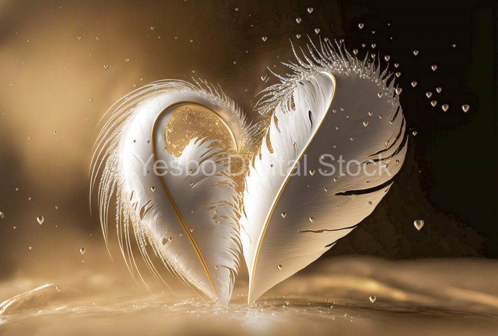 beautiful-feathers-white-and-light-gold-tears-falling-from-the-feathers-that-are-in-flight-5