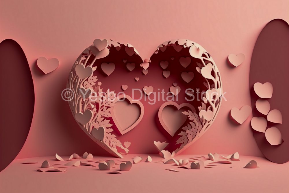 composition-for-valentines-day-delicate-pink-background-and-pink-hearts-cut-out-of-paper-2