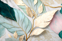 marble-pattern-golden-capillaries-leaves-elegant-pastel-colours