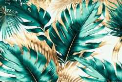 seamless-pattern-tyle-of-palm-leaveswallpaper