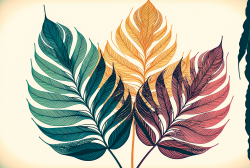 simple-color-tone-line-leaf-pattern-24