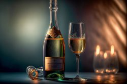 glasses-with-champagne-bottle-in-front-of-light-play-8