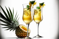 two-glasses-of-pineapple-champagne-cocktail-white-background-3