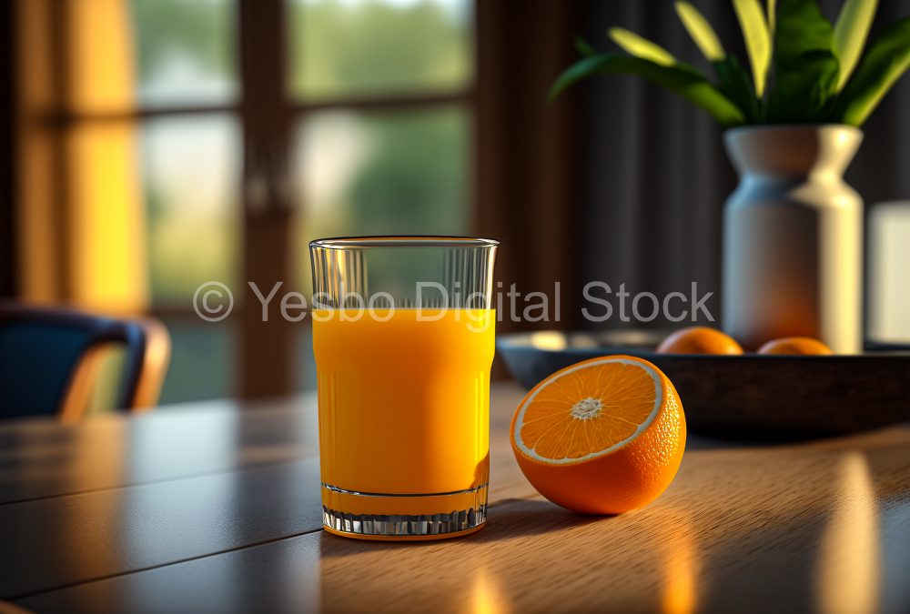 a-glass-of-orange-juice-on-a-table