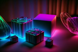 gift-boxes-on-the-table-in-neon-lighting-sale-concept-2