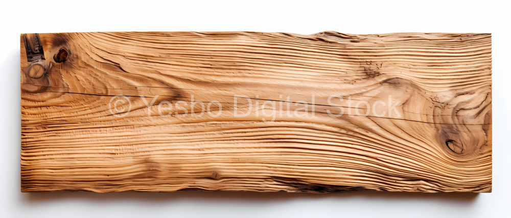 Wooden signboard isolated on white background. Clipping path included.